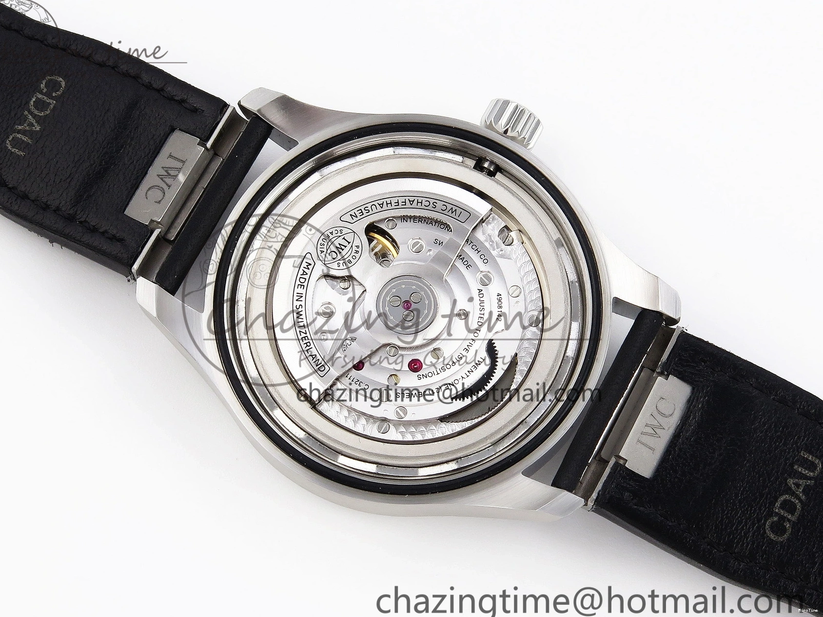 MIROTIME 0210 Pilot Mark XX IW328201 ZF 1:1 Best Edition Black Dial on Black Leather Strap A Affordable 7028